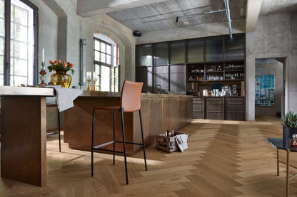 MEISTER | HS 500 | Lindura wooden floor | Oak classic greige | 08931 | brushed | ultra matt varnished