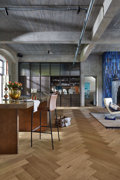 MEISTER | HS 500 | Lindura wooden floor | Oak classic greige | 08931 | brushed | ultra matt varnished