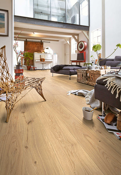 MEISTER | PD 400 | MeisterParkett. longlife | Parkettboden | Eiche lebhaft naturhell | 09023 | gebürstet | naturgeölt