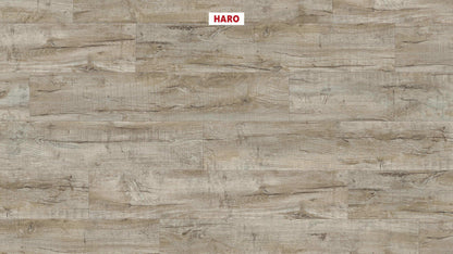 DISANO by HARO LifeAqua Landhausdiele 4V Eiche Cardiff weiß* strukturiert Top Connect