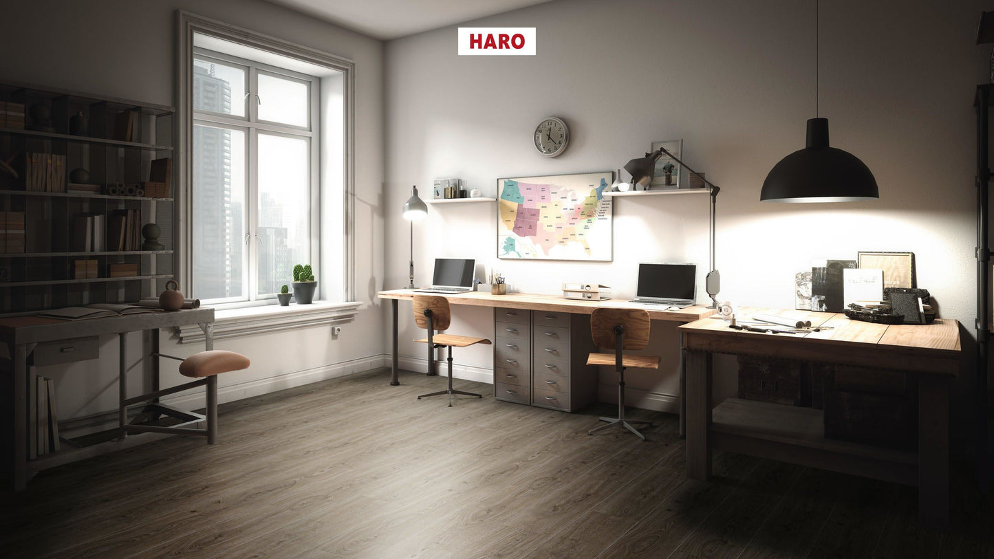DISANO by HARO LifeAqua Landhausdiele 4V Eiche Sheffield braun* authentic Top Connect