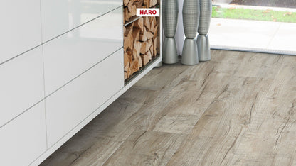DISANO by HARO LifeAqua Landhausdiele XL 4V Eiche Cardiff weiß* strukturiert Top Connect