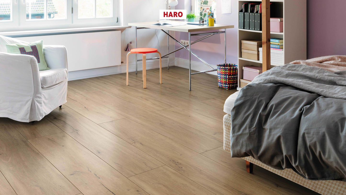 DISANO by HARO LifeAqua Landhausdiele XL 4V Eiche Columbia natur* strukturiert Top Connect