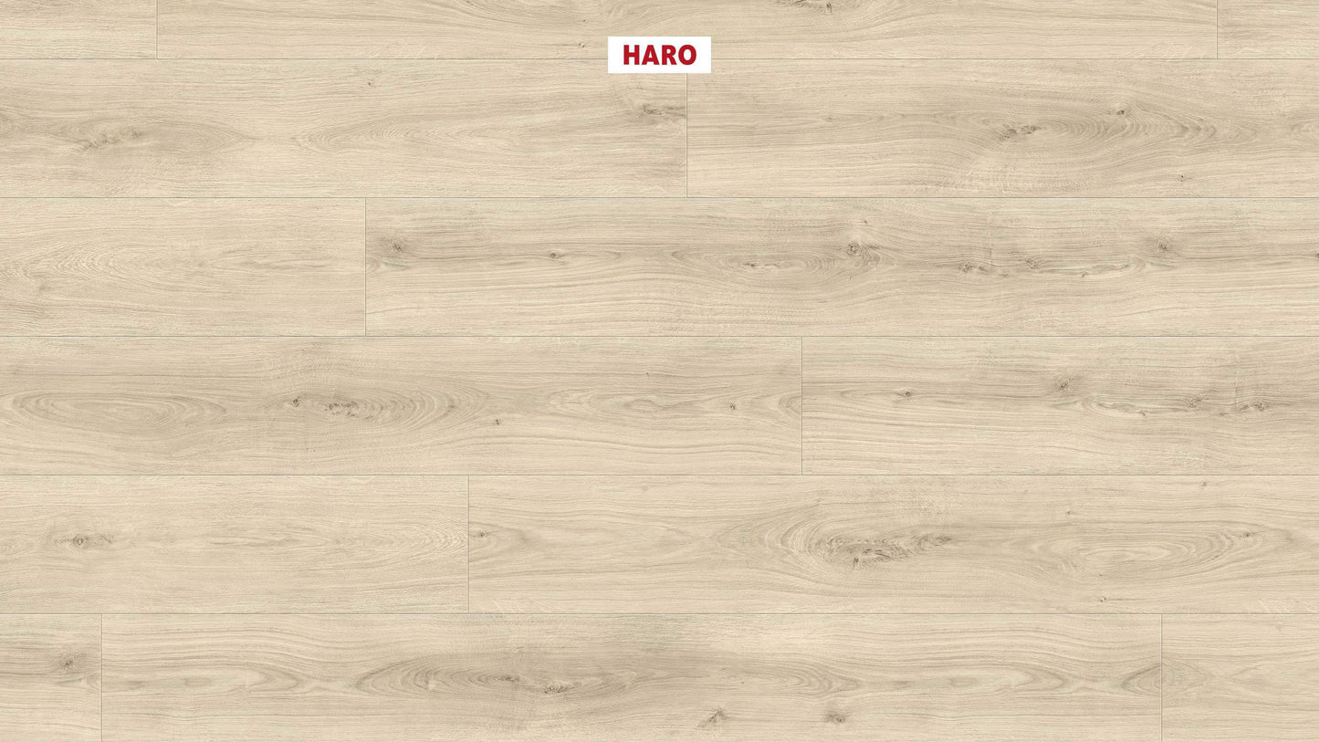 DISANO by HARO LifeAqua Landhausdiele XL 4V Eiche Sheffield cremeweiß* authentic Top Connect
