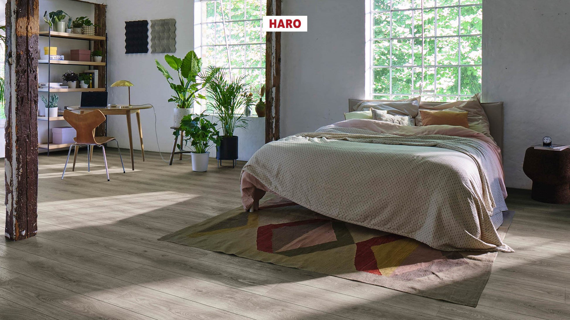 DISANO by HARO LifeAqua Landhausdiele XL 4V Eiche Sheffield grau* authentic Top Connect