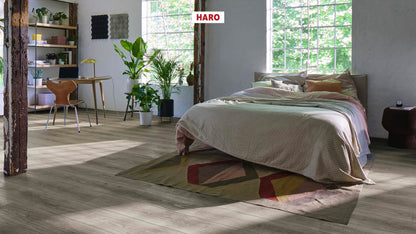 DISANO by HARO LifeAqua Landhausdiele XL 4V Eiche Sheffield grau* authentic Top Connect
