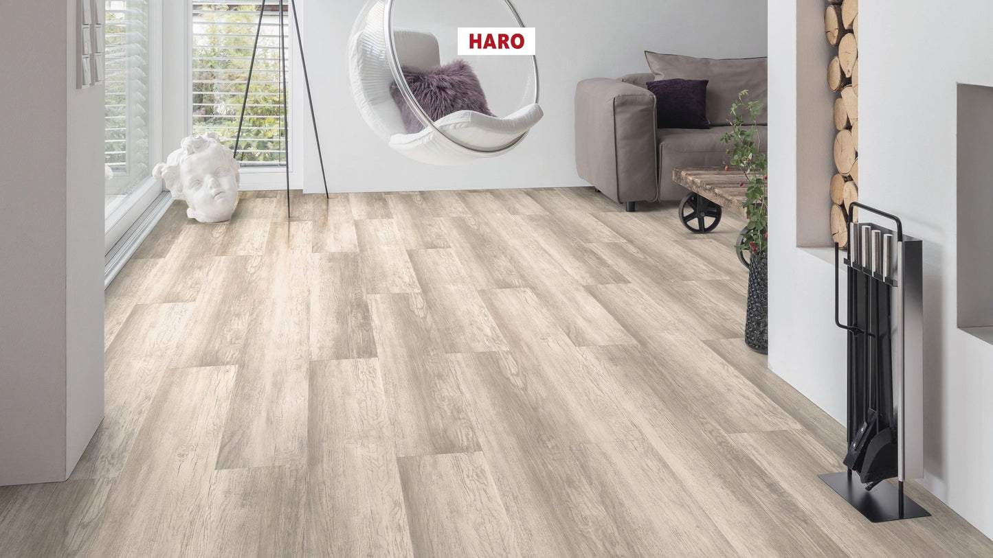 DISANO by HARO Saphir Landhausdiele 4VM Country Eiche grau* rustikal strukturiert Top Connect