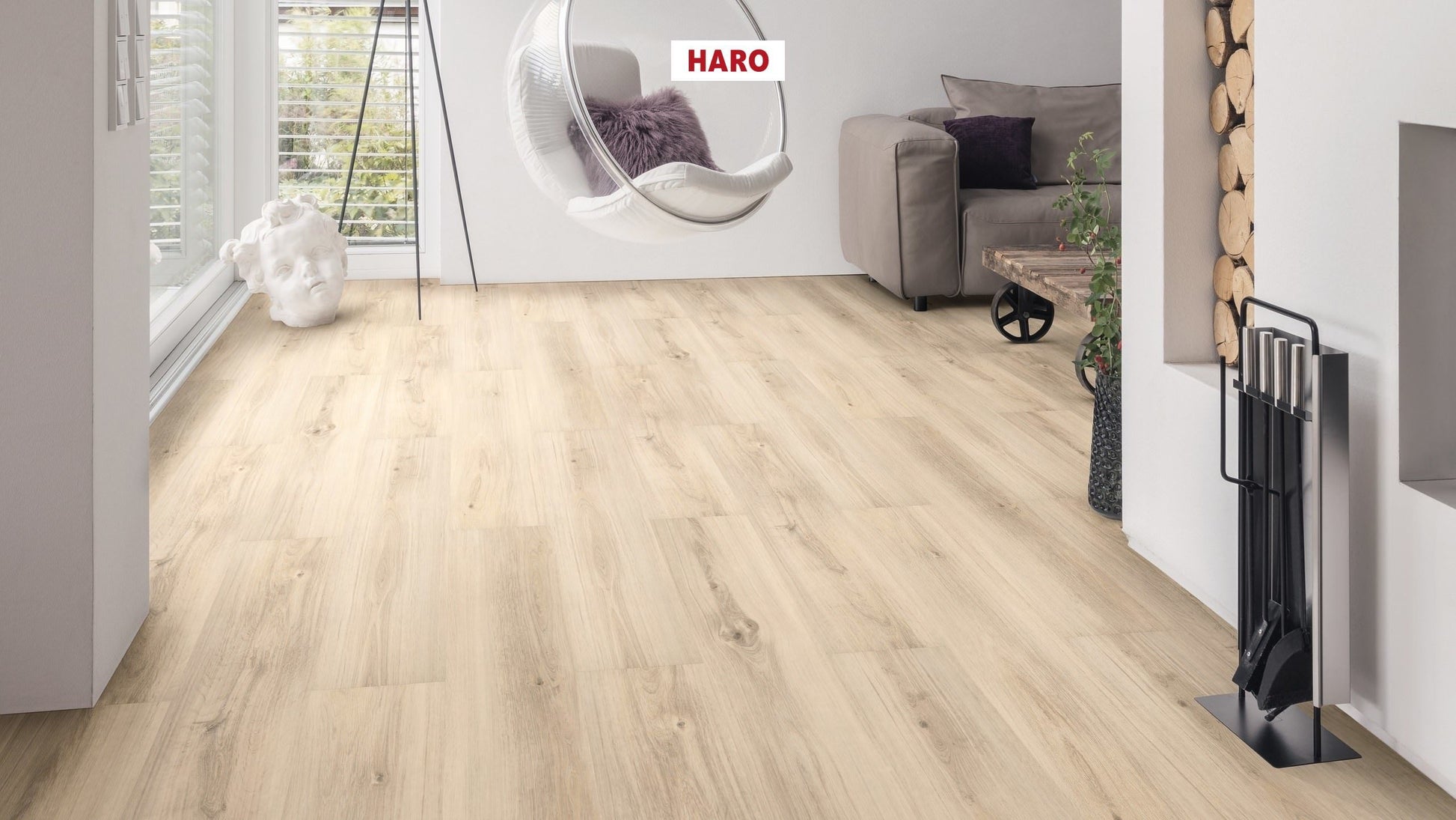 DISANO by HARO Saphir Landhausdiele 4VM Kristalleiche* strukturiert Top Connect