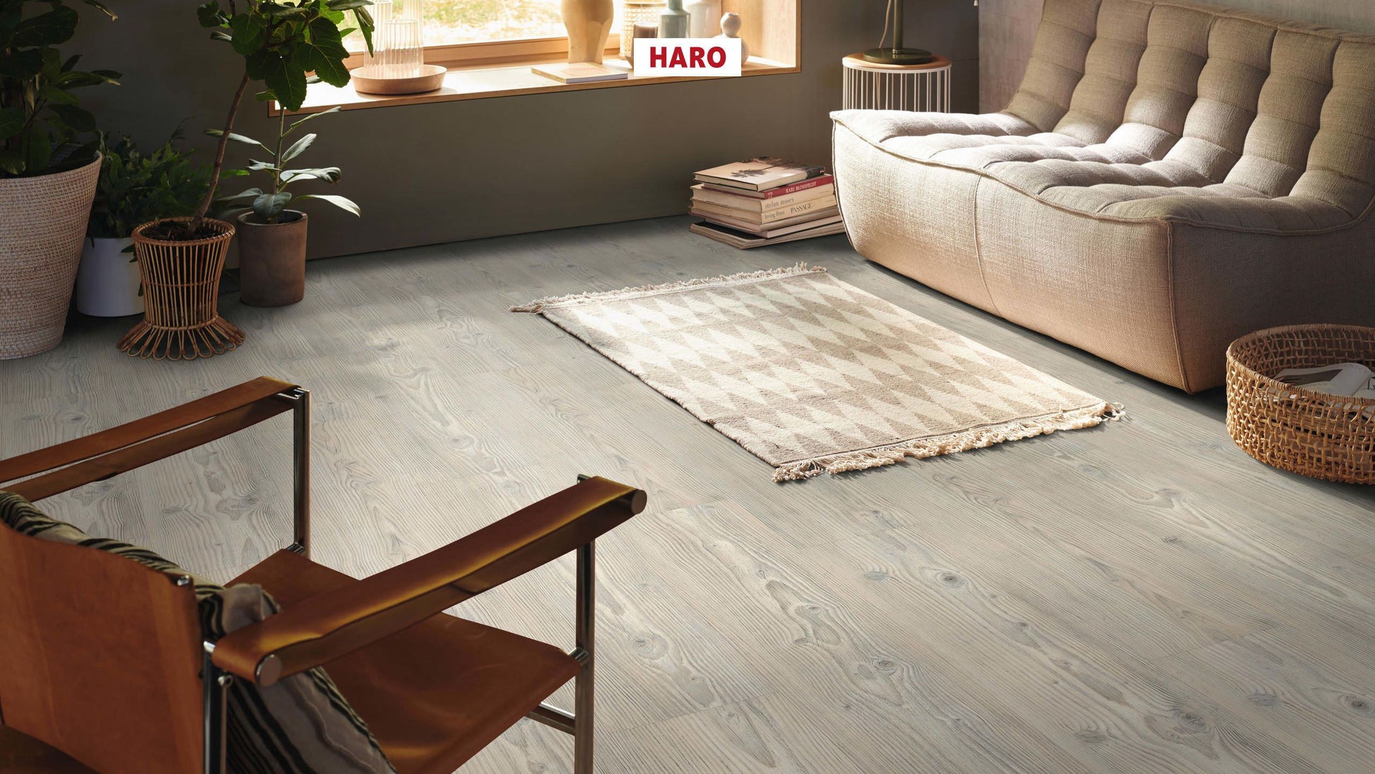 DISANO by HARO Saphir Landhausdiele 4VM Pinie Nordica* strukturiert Top Connect