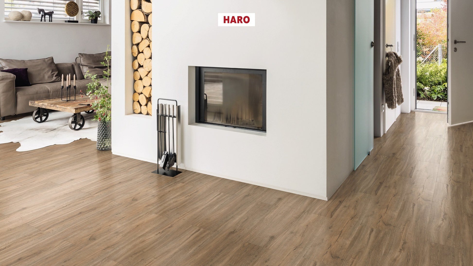 DISANO by HARO Saphir Landhausdiele 4VM Steineiche creme* strukturiert Top Connect