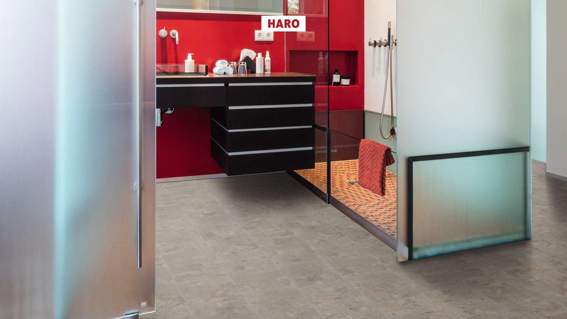 DISANO by HARO Saphir Piazza 4V Industrial grey* Steinstruktur Top Connect