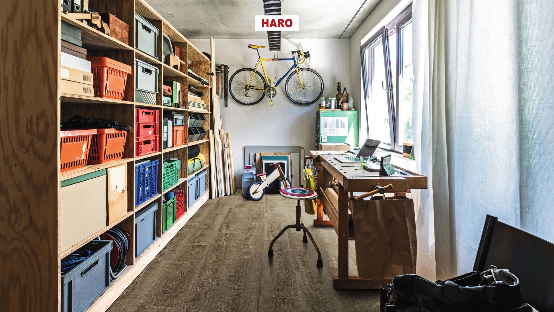 DISANO by HARO WaveAqua Landhausdiele 4V Eiche Victoria samtbraun* authentic Top Connect