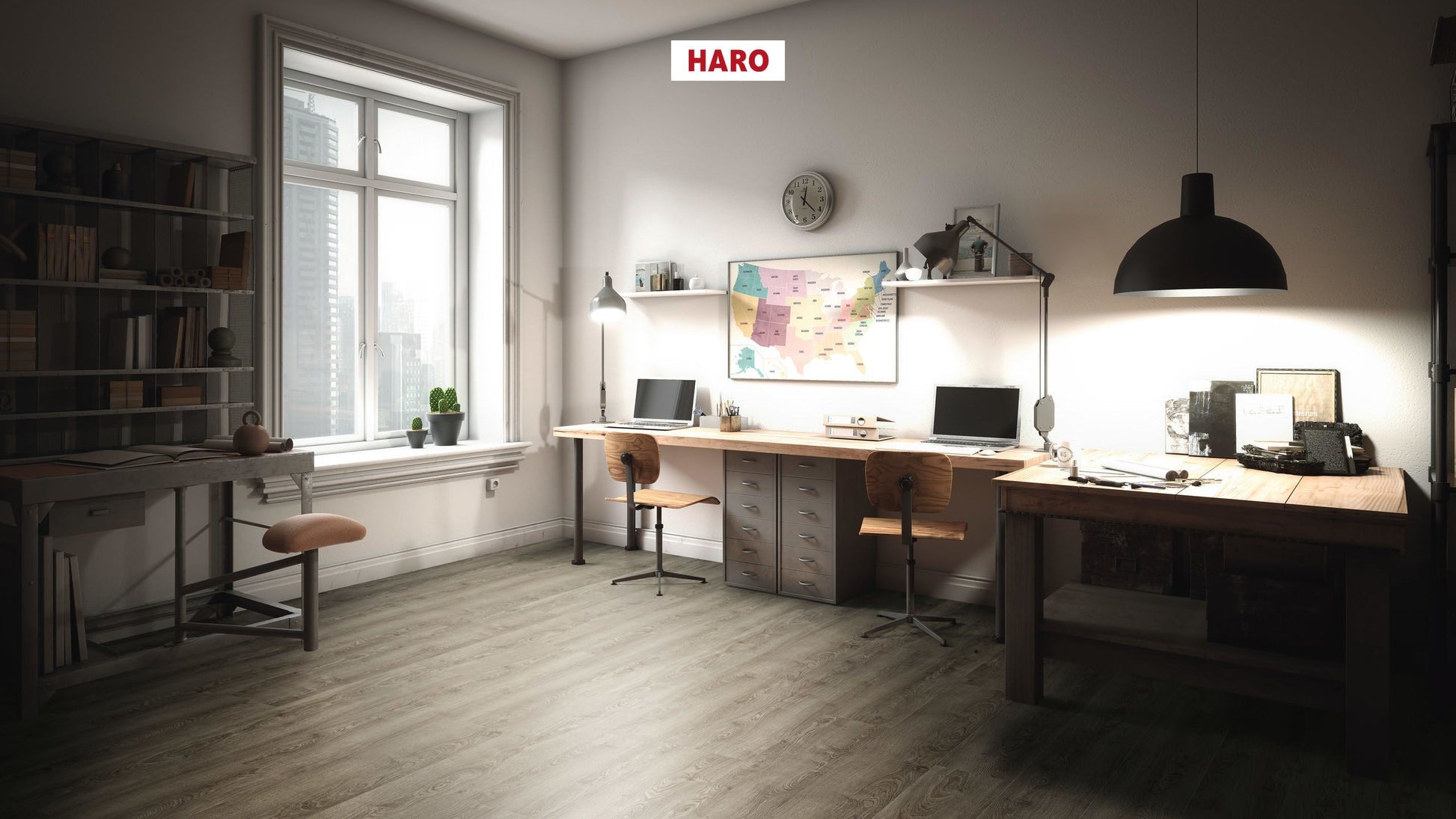 DISANO by HARO WaveAqua Landhausdiele XL 4V Eiche Victoria samtbraun* authentic Top Connect