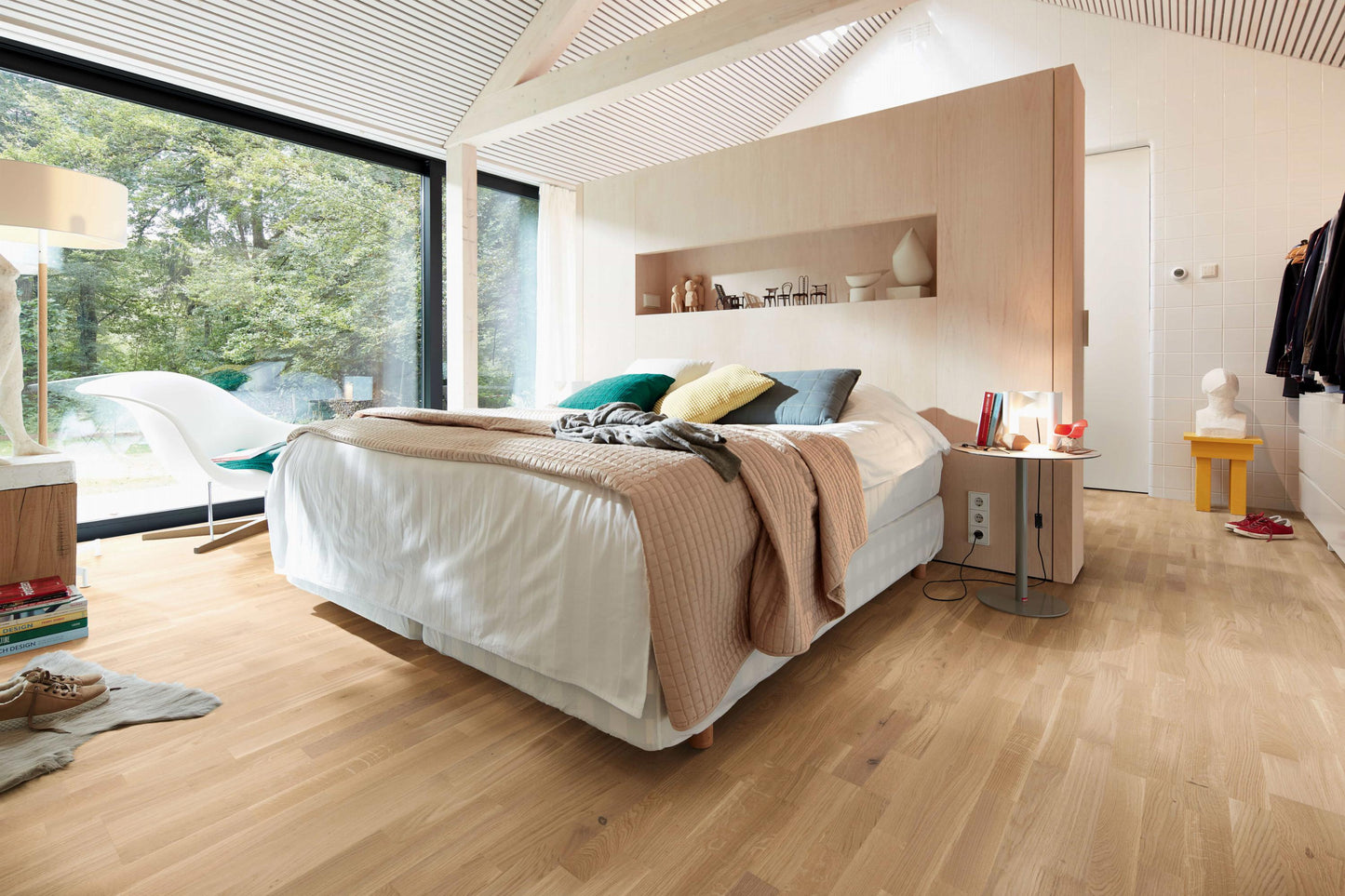 MEISTER | PC 200 | MeisterParkett. longlife | Parquet flooring | Oak lively cream | 09037 | brushed | ultra matt varnished