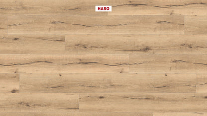 HARO Laminatboden TRITTY 100 Gran Via 4V Eiche italica creme* authentic Silent Pro Top Connect