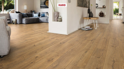 HARO Laminatboden TRITTY 100 Gran Via 4V Eiche Portland natur* authentic Silent Pro Top Connect