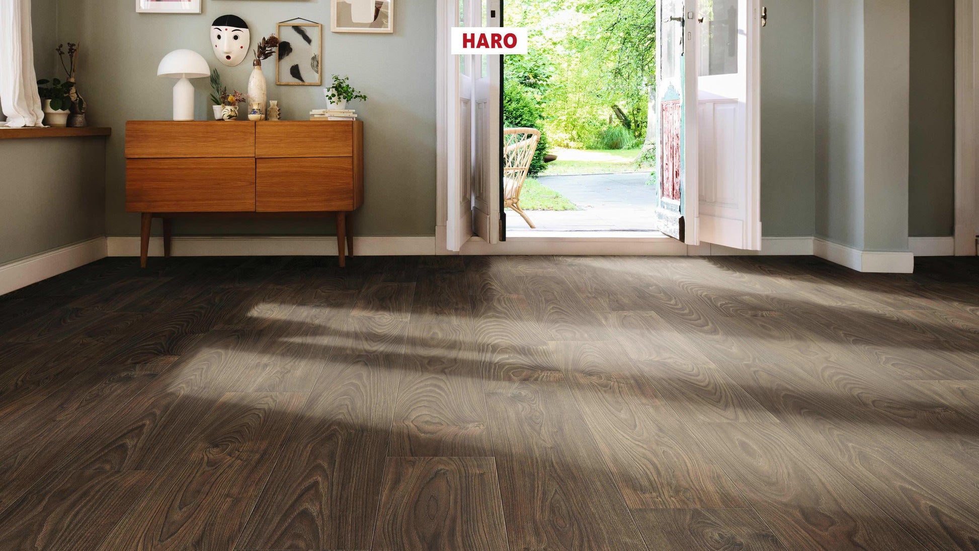 HARO Laminatboden TRITTY 100 Landhausdiele 4V Akazie Vario* authentic soft Silent Pro Top Connect