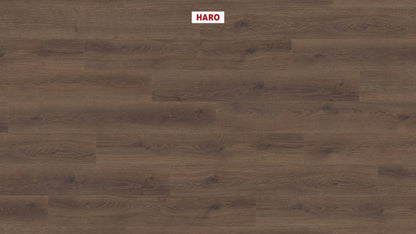 HARO Laminatboden TRITTY 100 Landhausdiele 4V Eiche Contura geräuchert* authentic Silent Pro Top Connect