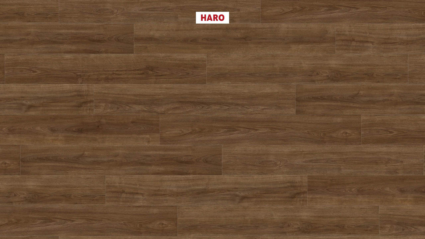HARO Laminatboden TRITTY 100 Landhausdiele 4V Eiche Eleganza geräuchert* authentic Silent Pro Top Connect