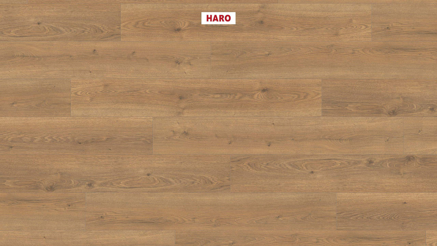 HARO Laminatboden TRITTY 100 Landhausdiele 4V Eiche Flavia natur* authentic Silent CT Top Connect