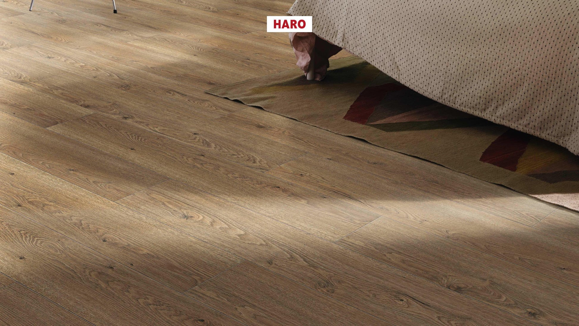 HARO Laminatboden TRITTY 100 Landhausdiele 4V Eiche Flavia puro* authentic Silent CT Top Connect