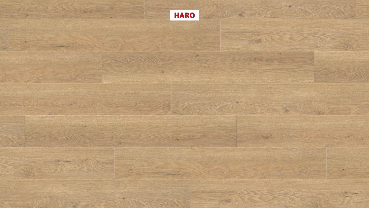 HARO Laminatboden TRITTY 100 Landhausdiele 4V Eiche Flavia puro* authentic Silent CT Top Connect