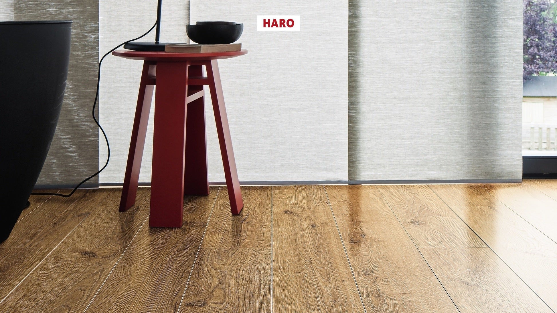 HARO Laminatboden TRITTY 100 Landhausdiele 4V Eiche Portland natur* authentic Top Connect