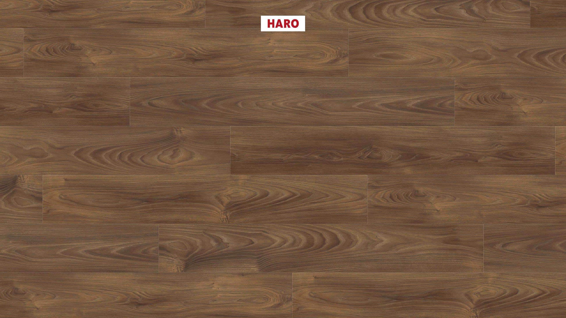 HARO Laminatboden TRITTY 100 Landhausdiele 4V Nussbaum Vario* authentic soft Silent CT Top Connect