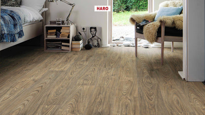HARO Laminatboden TRITTY 100 Landhausdiele 4V Ulme Vario* authentic soft Silent Pro Top Connect
