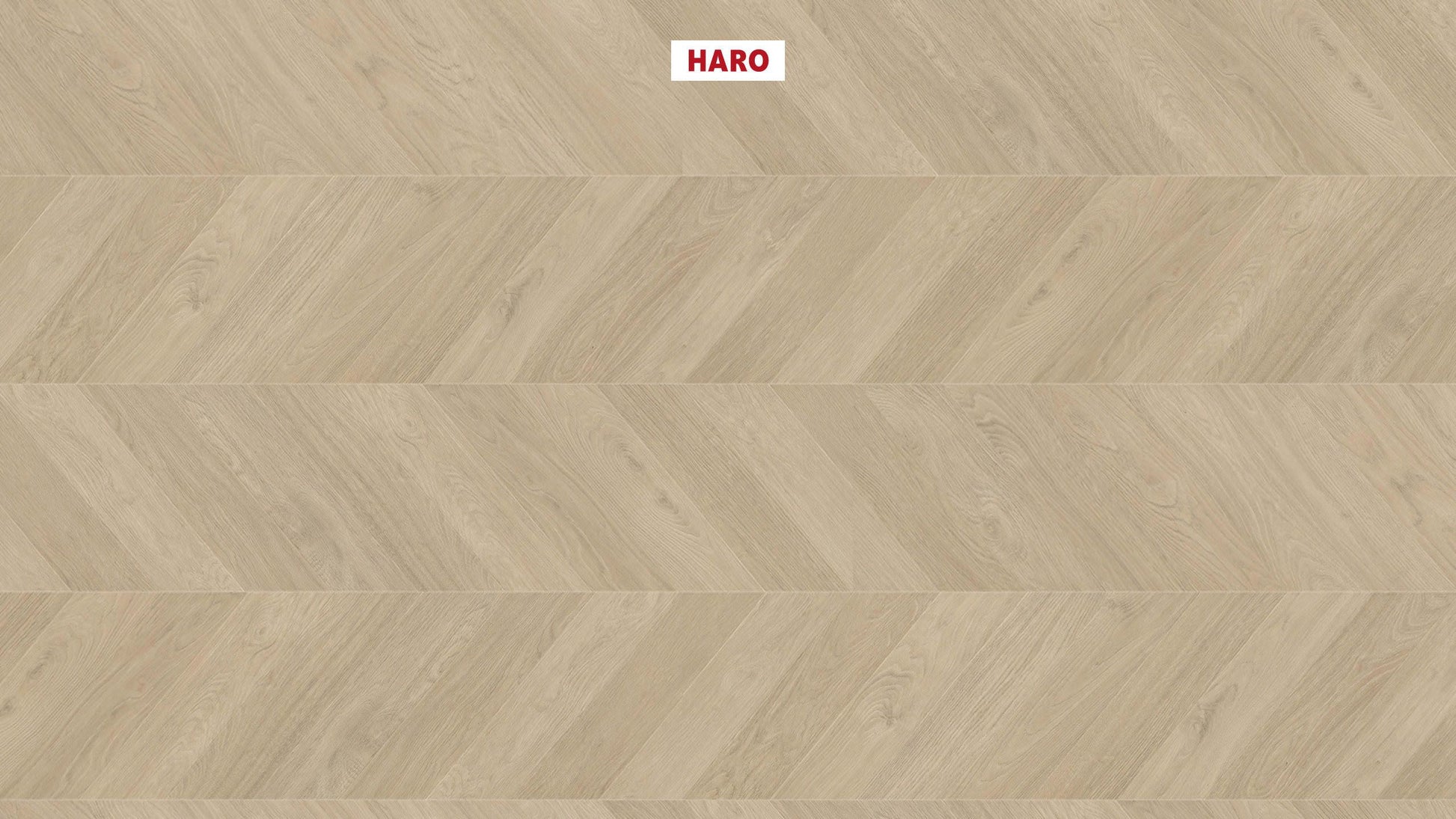 HARO Laminatboden TRITTY 200 Aqua Chevron 4VM Eiche weiß* authentic Lock Connect plus