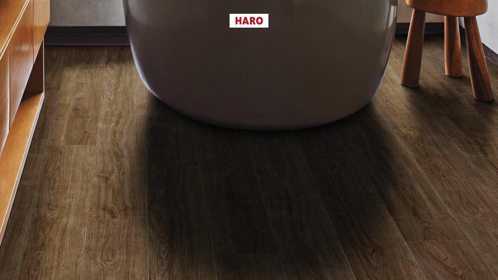 HARO Laminatboden TRITTY 200 Aqua Gran Via 4V Akazie Vario* authentic soft Silent CT Top Connect