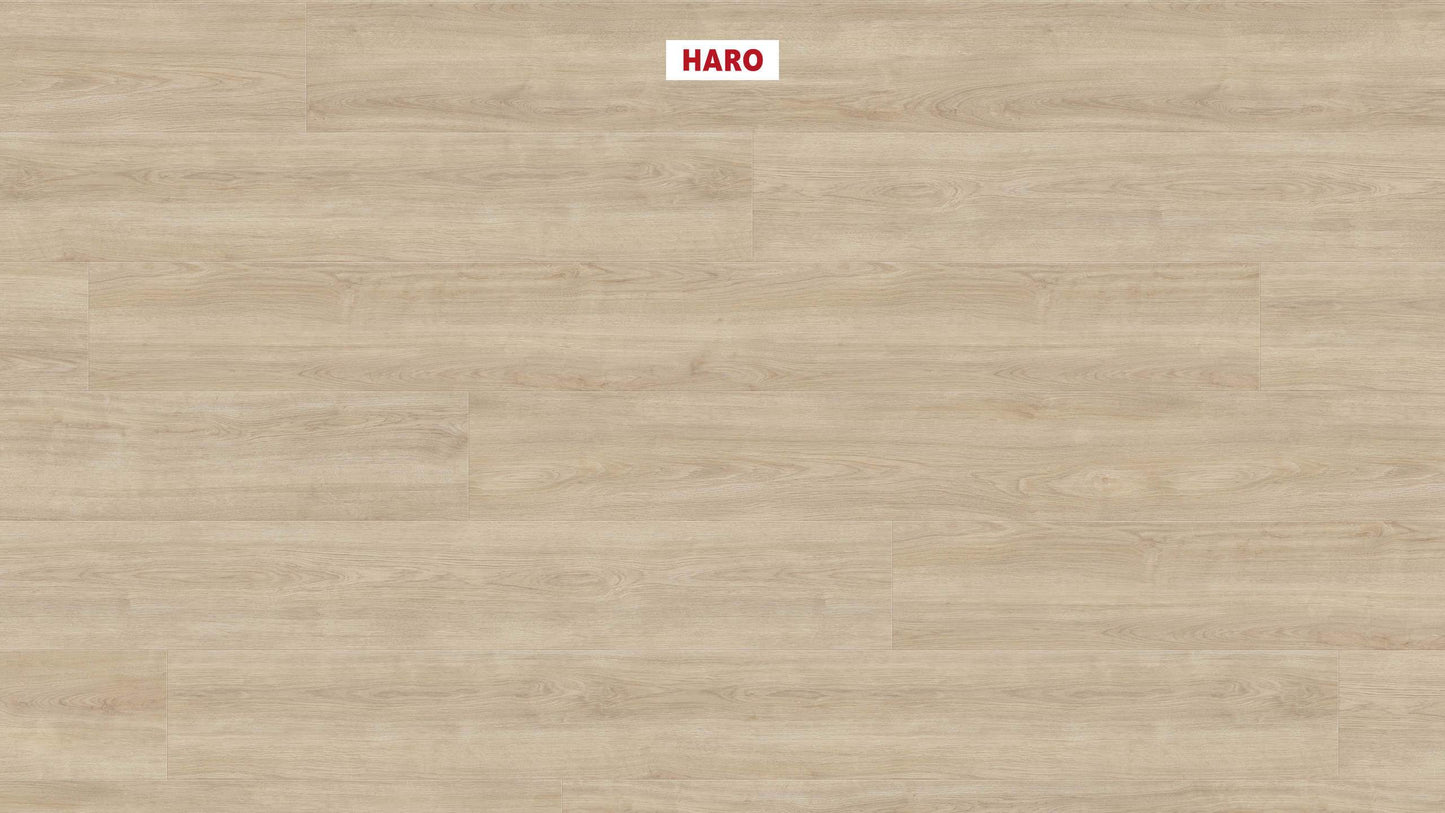 HARO Laminatboden TRITTY 200 Aqua Gran Via 4V Eiche Eleganza cremeweiß* authentic Silent CT Top Connect