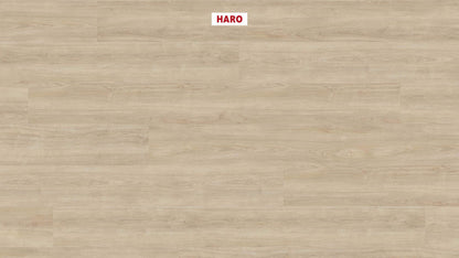 HARO Laminatboden TRITTY 200 Aqua Gran Via 4V Eiche Eleganza cremeweiß* authentic Silent Pro Top Connect