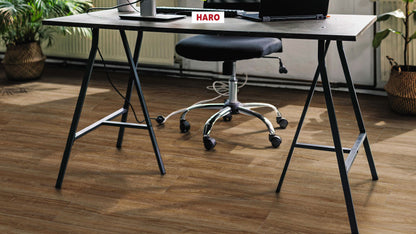 HARO Laminatboden TRITTY 200 Aqua Gran Via 4V Eiche Eleganza geräuchert* authentic Silent Pro Top Connect