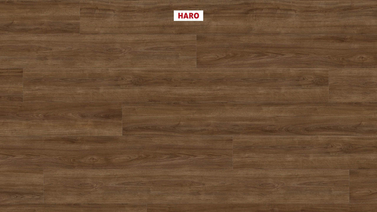 HARO Laminatboden TRITTY 200 Aqua Gran Via 4V Eiche Eleganza geräuchert* authentic Silent Pro Top Connect