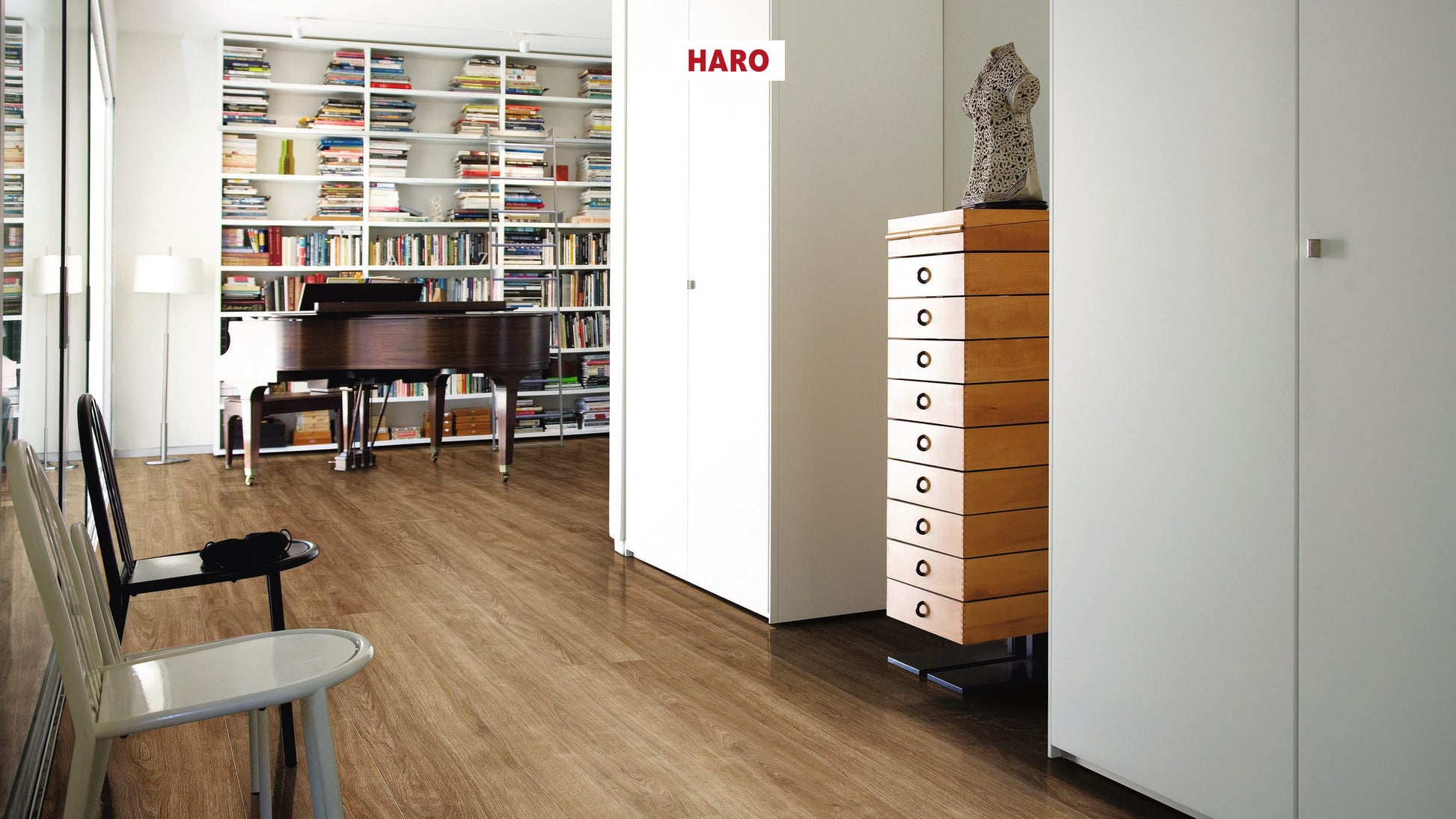 HARO Laminatboden TRITTY 200 Aqua Gran Via 4V Eiche Eleganza natur* authentic Top Connect