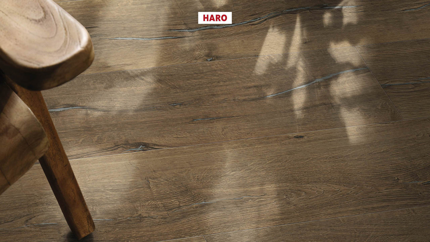HARO Laminatboden TRITTY 200 Aqua Gran Via 4V Eiche Metallic natur* authentic Silent CT Top Connect