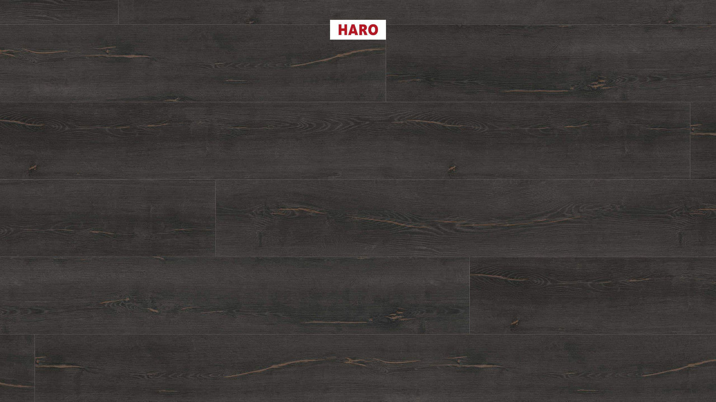 HARO Laminatboden TRITTY 200 Aqua Gran Via 4V Eiche Metallic schwarz* authentic Silent CT Top Connect