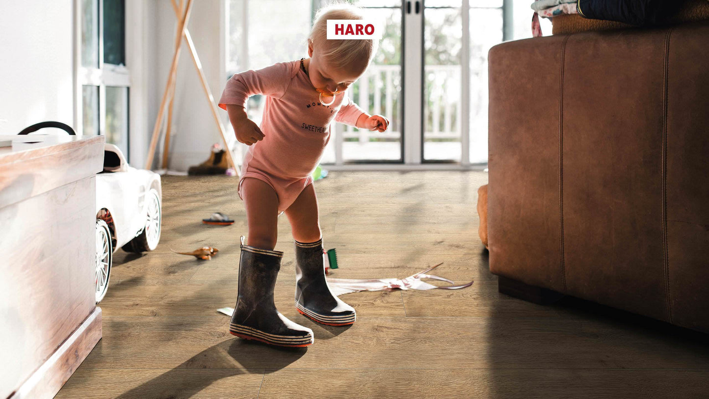 HARO Laminatboden TRITTY 200 Aqua Gran Via 4V Eiche Portland puro* authentic Silent Pro Top Connect
