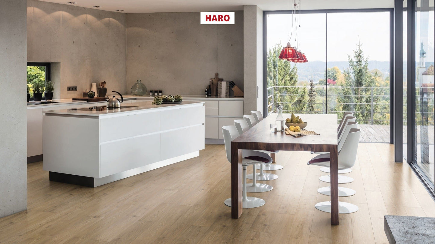HARO Laminatboden TRITTY 200 Aqua Gran Via 4V Eiche Sicilia puro* authentic matt Silent CT Top Connect