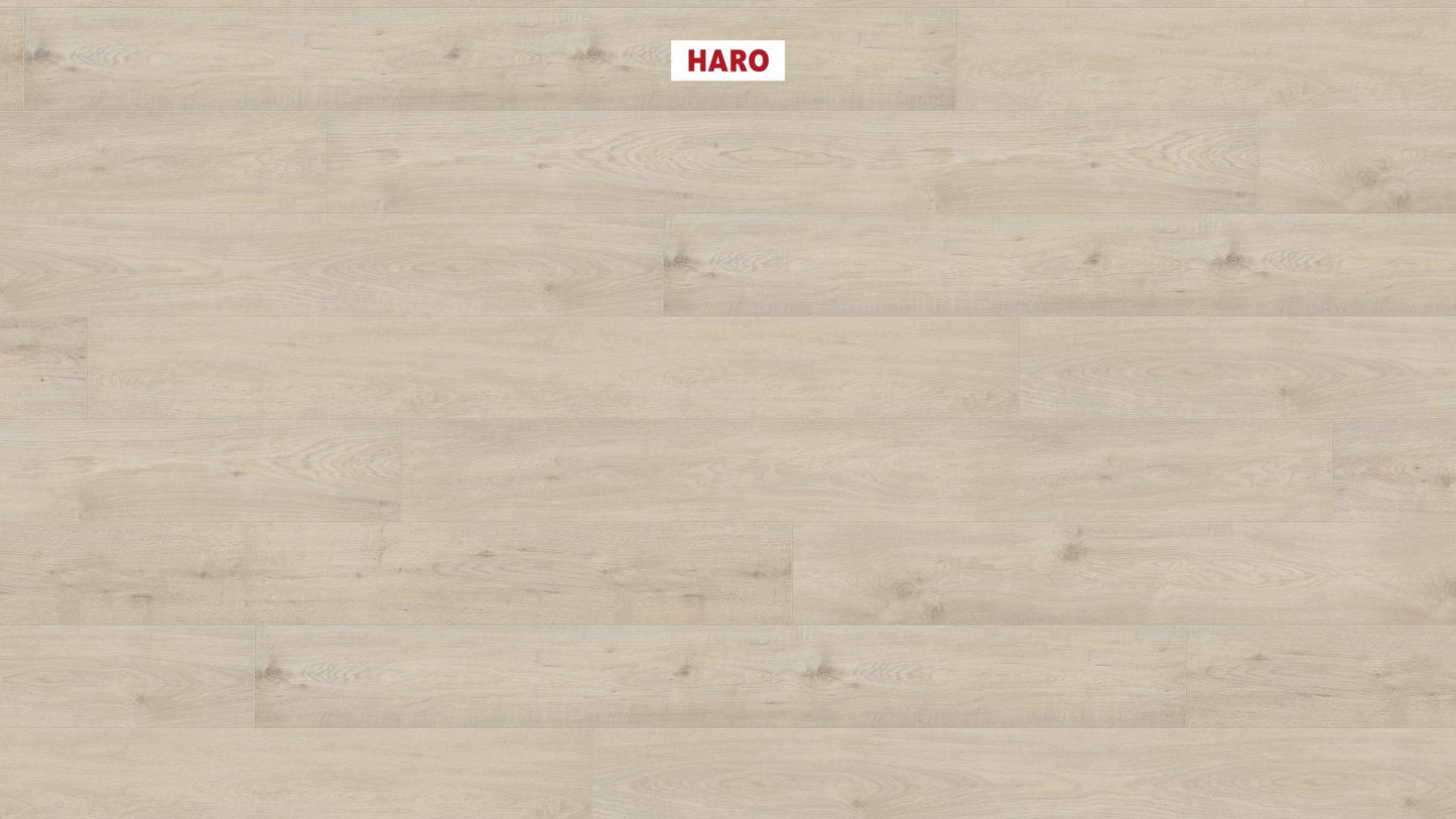 HARO Laminatboden TRITTY 200 Aqua Gran Via 4V Eiche Sicilia weiß* authentic matt Silent CT Top Connect