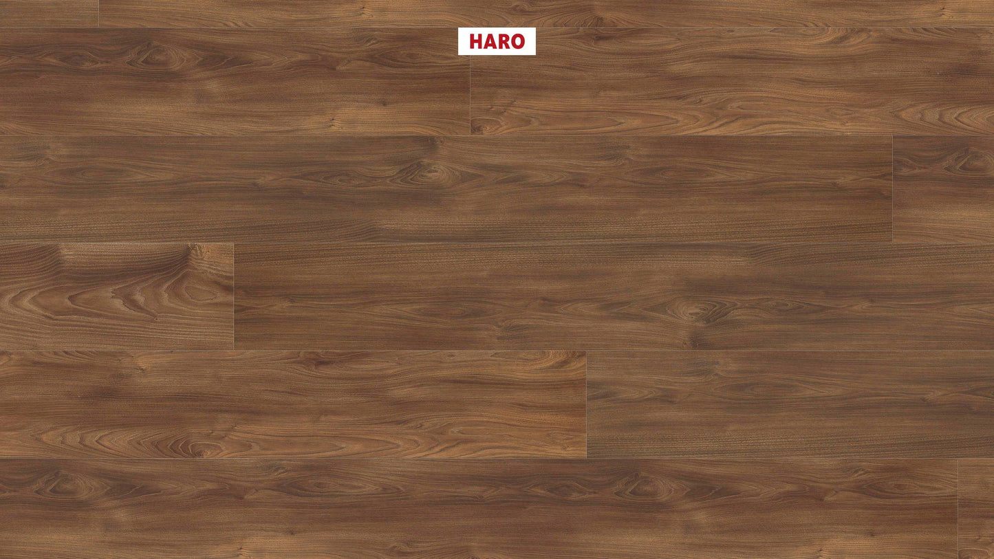 HARO Laminatboden TRITTY 200 Aqua Gran Via 4V Nussbaum Vario* authentic soft Silent Pro Top Connect