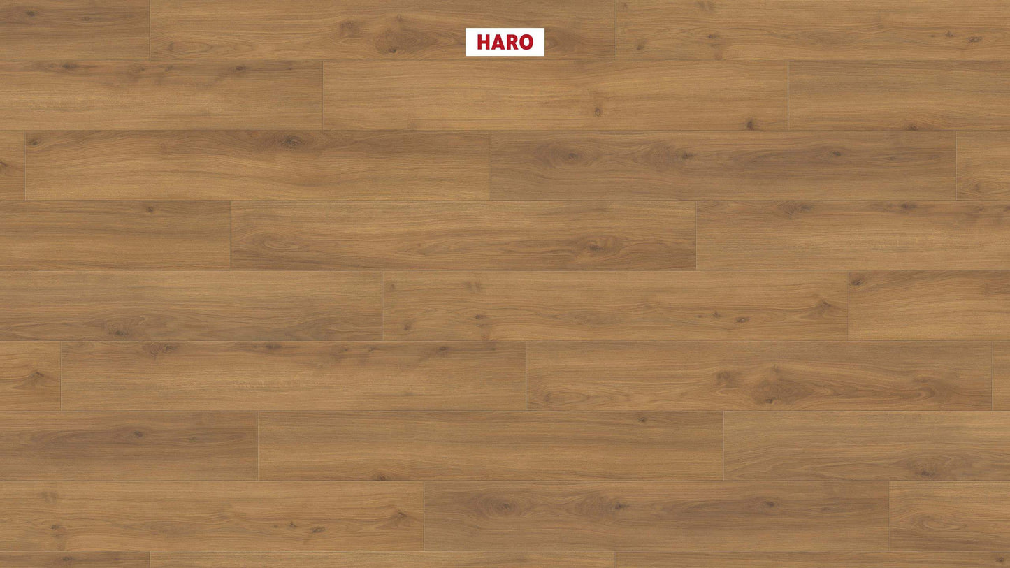 HARO Laminatboden TRITTY 200 Aqua Landhausdiele 4V Eiche Emilia Honig* authentic soft Silent CT Top Connect