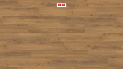 HARO Laminatboden TRITTY 200 Aqua Landhausdiele 4V Eiche Emilia Honig* authentic soft Silent CT Top Connect