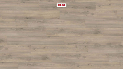HARO Laminatboden TRITTY 200 Aqua Landhausdiele 4V Eiche Emilia samtgrau* authentic soft Silent CT Top Connect