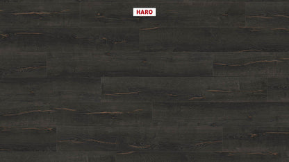 HARO Laminatboden TRITTY 200 Aqua Landhausdiele 4V Eiche Metallic schwarz* authentic Silent Pro Top Connect