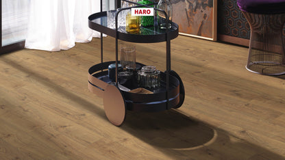 HARO Laminatboden TRITTY 200 Aqua Landhausdiele 4V Eiche Portland natur* authentic Silent CT Top Connect