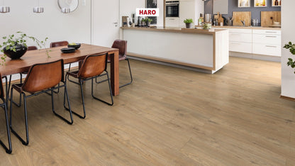 HARO Laminatboden TRITTY 200 Aqua Landhausdiele 4V Eiche Sicilia natur* authentic matt Silent CT Top Connect