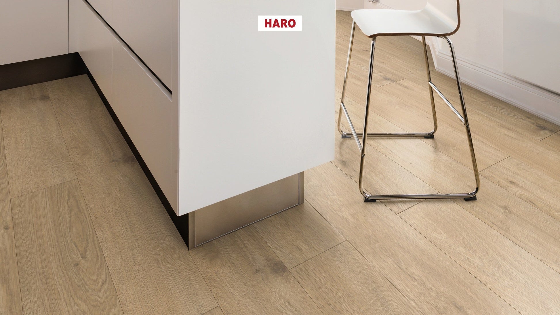 HARO Laminatboden TRITTY 200 Aqua Landhausdiele 4V Eiche Sicilia puro* authentic matt Top Connect