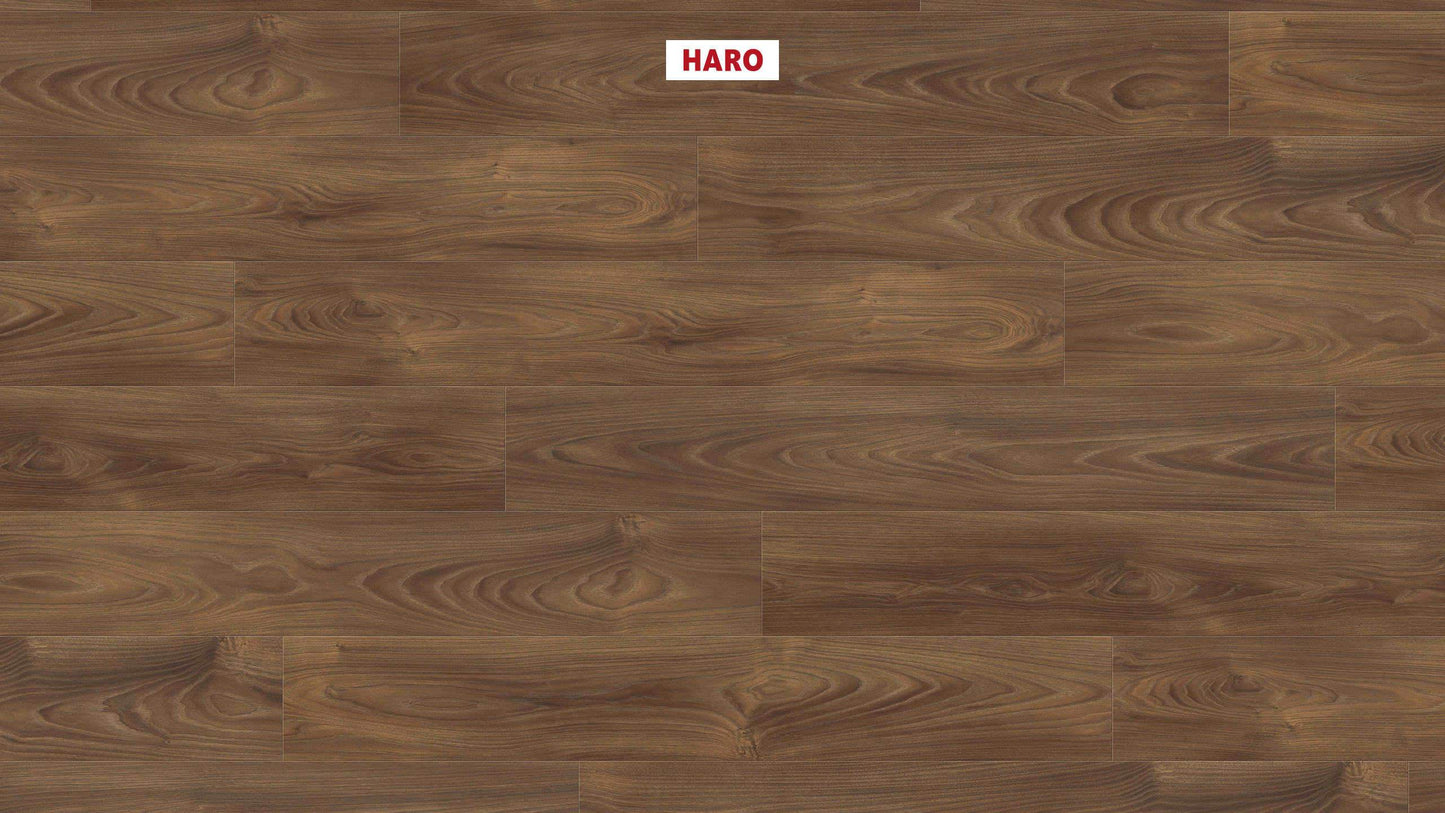HARO Laminatboden TRITTY 200 Aqua Landhausdiele 4V Nussbaum Vario* authentic soft Top Connect